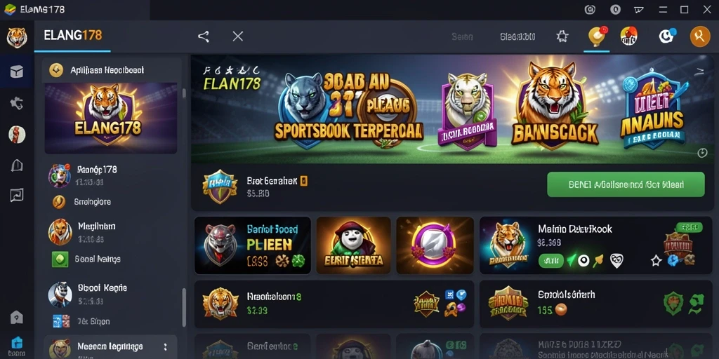 Tampilan gameplay menarik dari ELANG178 dalam taruhan olahraga.