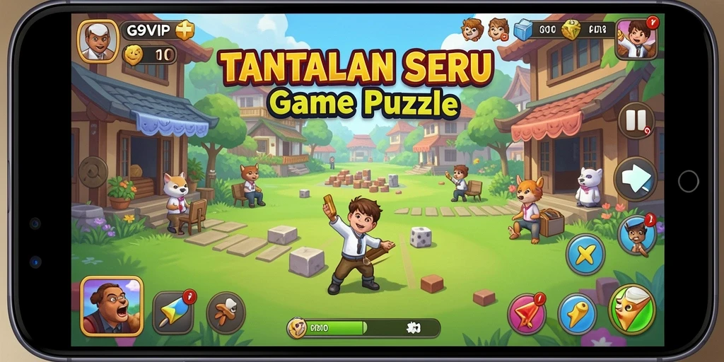 Tampilan gameplay G9VIP yang menantang dan menarik.