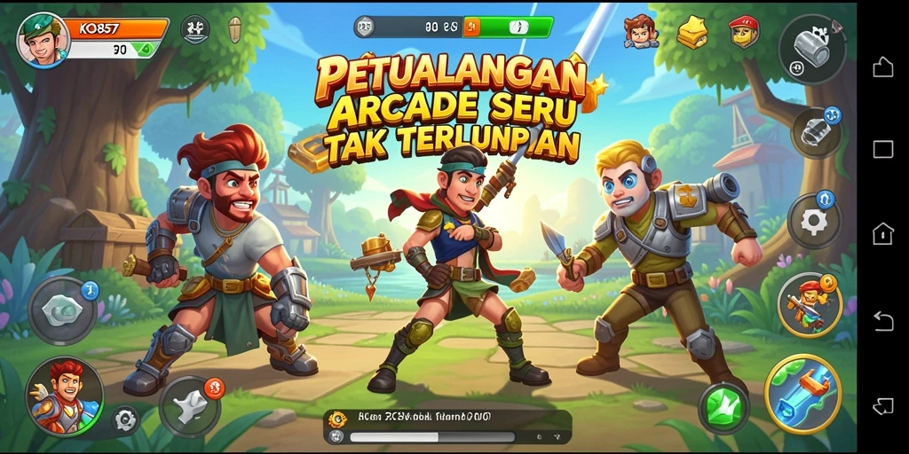 Gameplay seru dan mendebarkan dari KO857 yang penuh tantangan.
